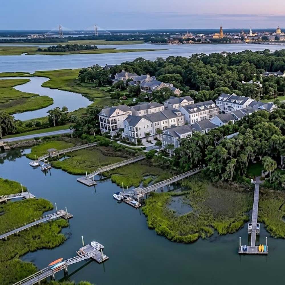 5 West Ashley River waterfront homes Charleston, SC