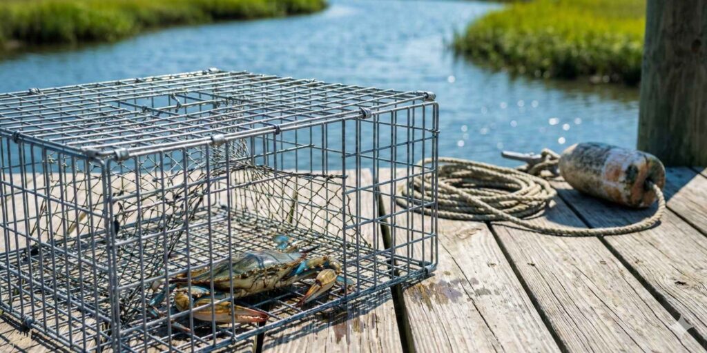 Marsh and waterfront scenery on Johns Island, South Carolina